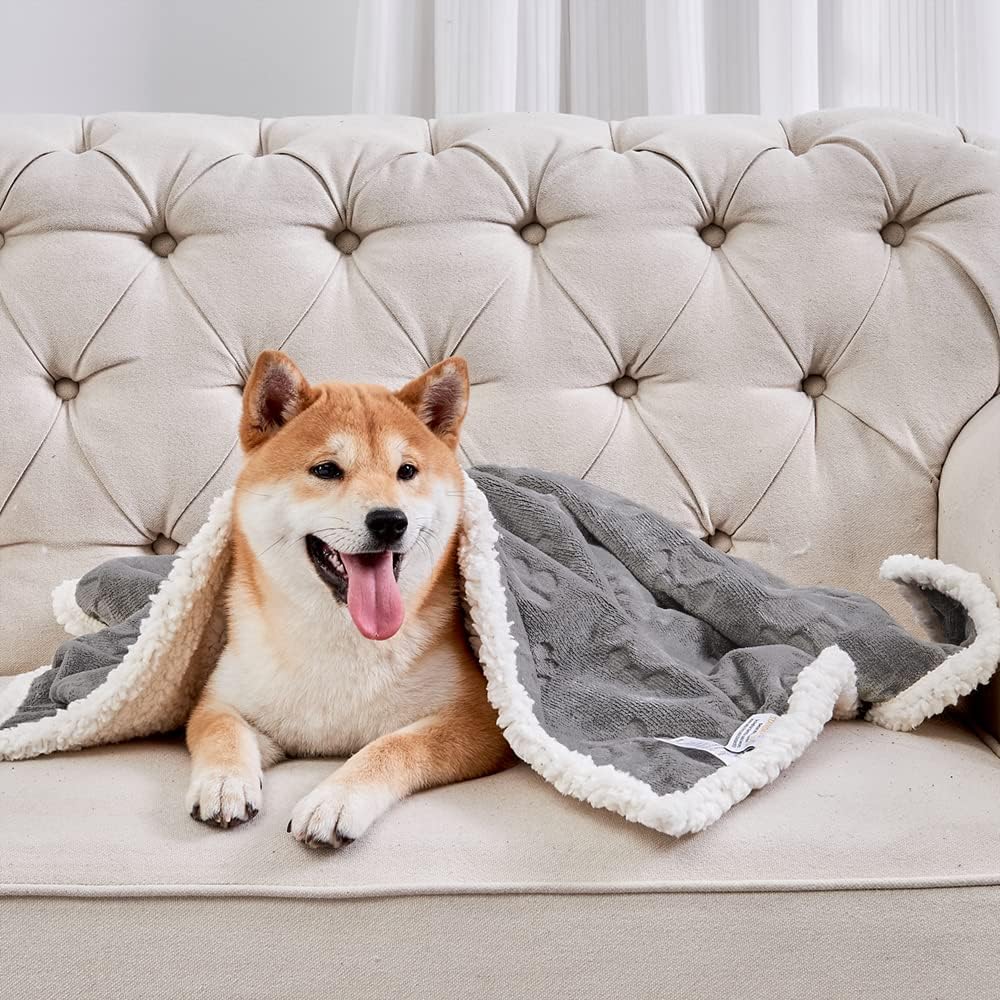 Qeils Waterproof Washable Blanket for Small Dogs