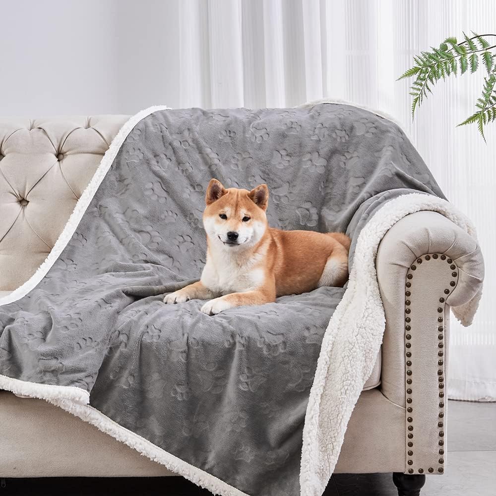 Qeils Waterproof Washable Blanket for Small Dogs