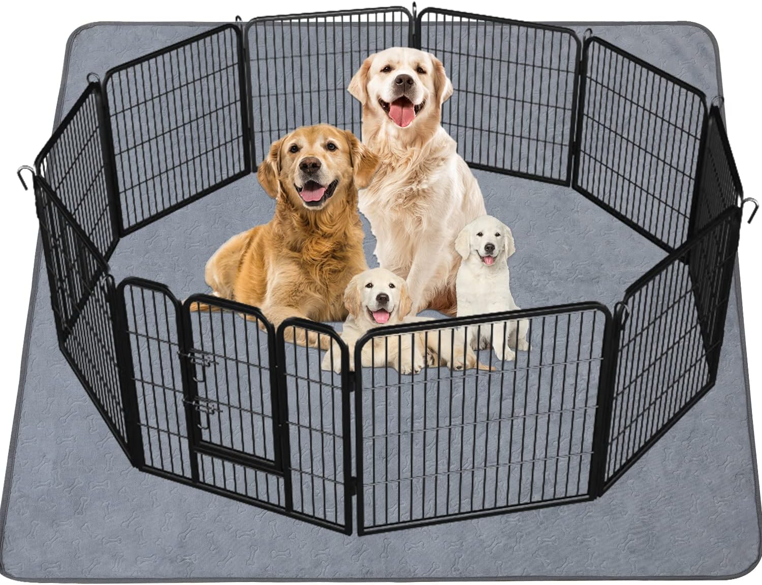 Qeils Non-Slip Washable Dog Urine Pad