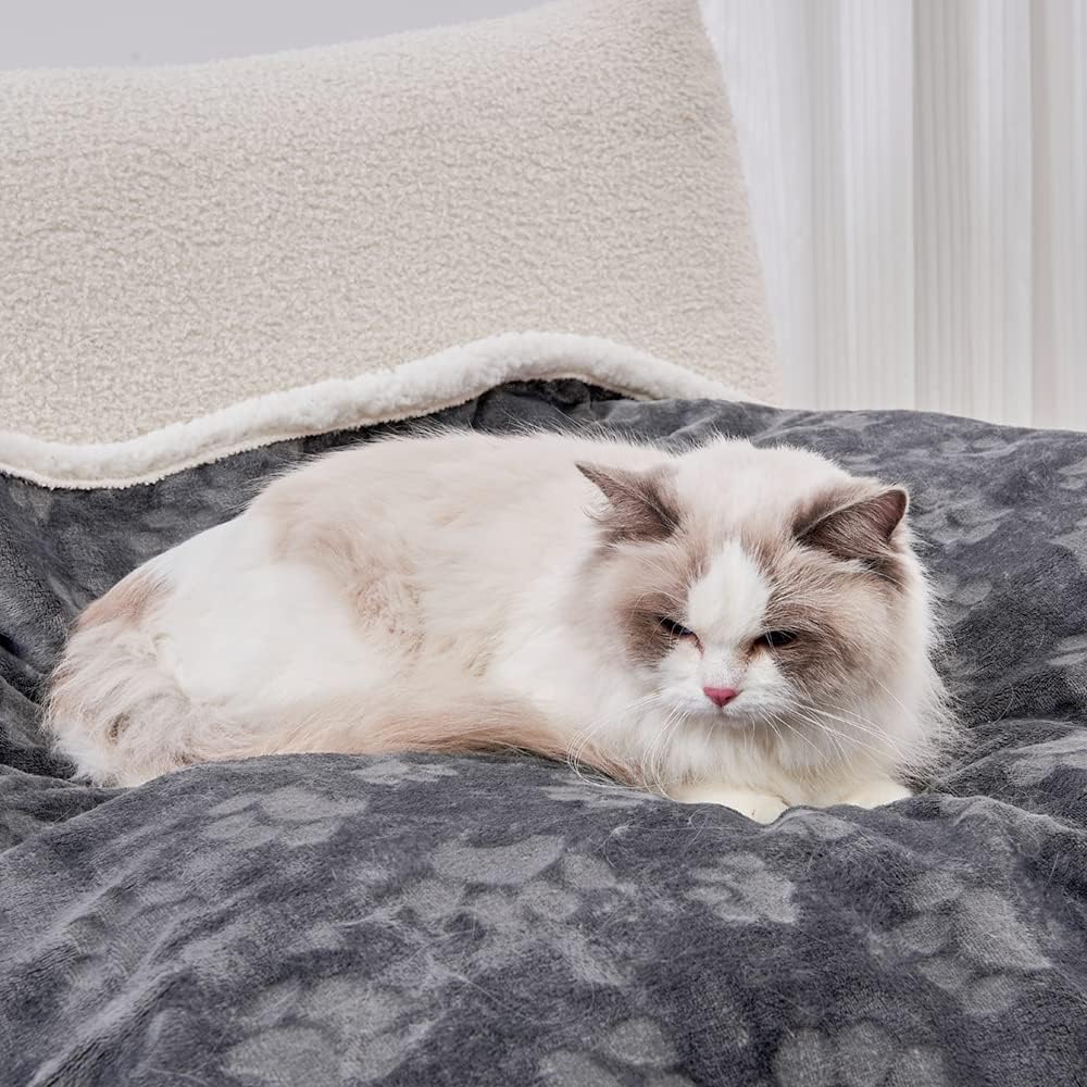 Qeils Waterproof Washable Blanket for Small Dogs