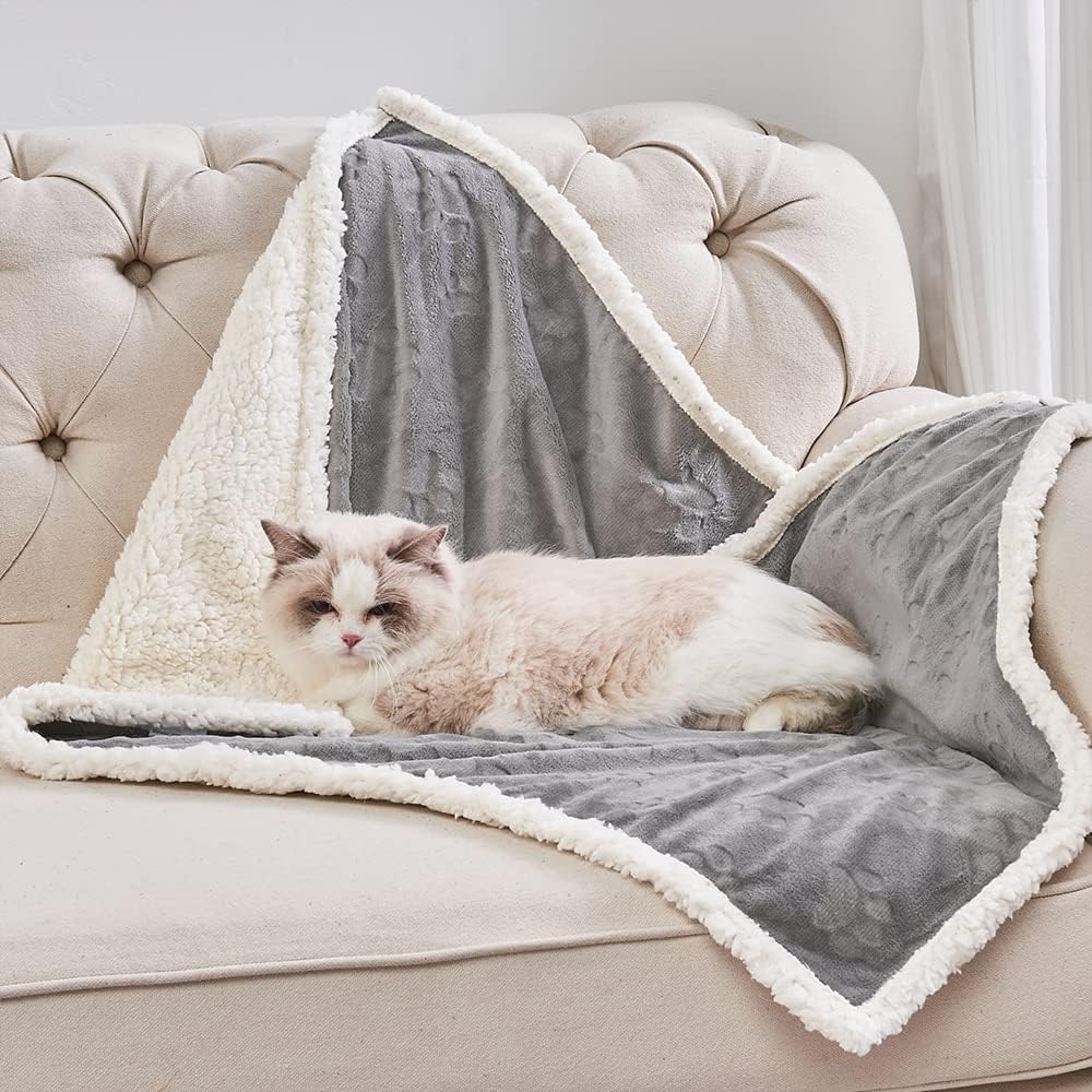 Qeils Waterproof Washable Blanket For Cat