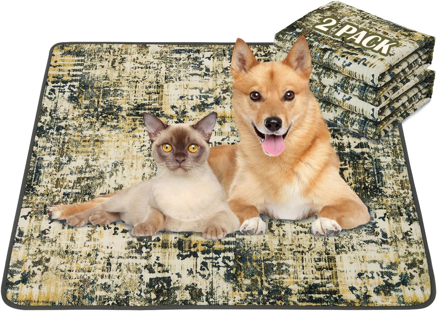 Qeils Super Absorbent and Leak-Proof Dog Training Pad