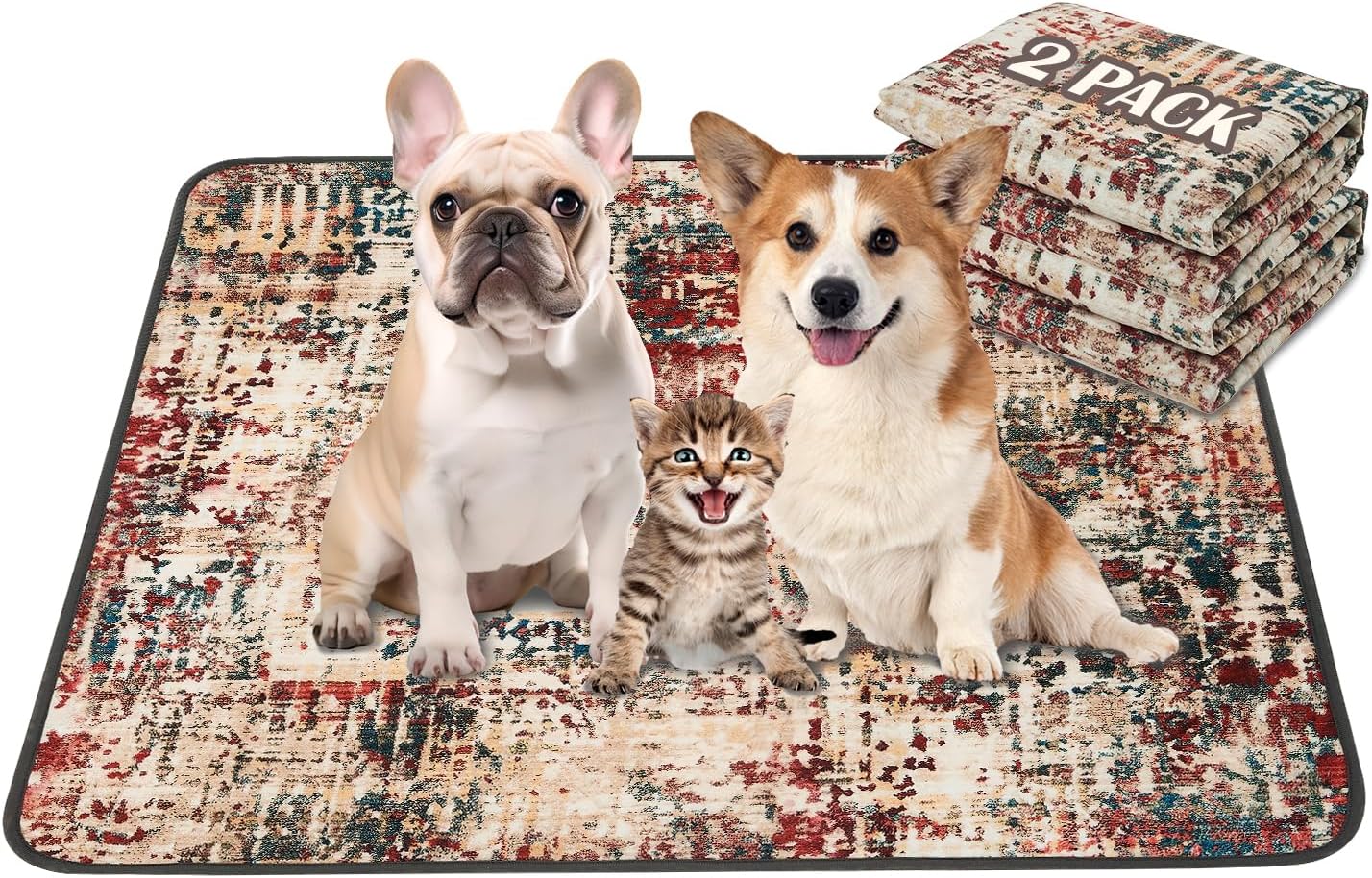 Qeils Super Absorbent and Leak-proof Dog Training Pad