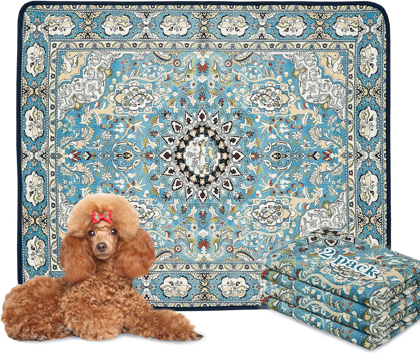 Qeils Super Absorbent and Leak-proof Dog Training Pad