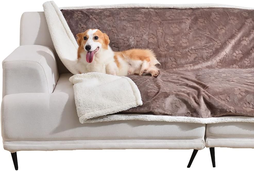 Qeils Waterproof Washable Blanket for Small Dogs