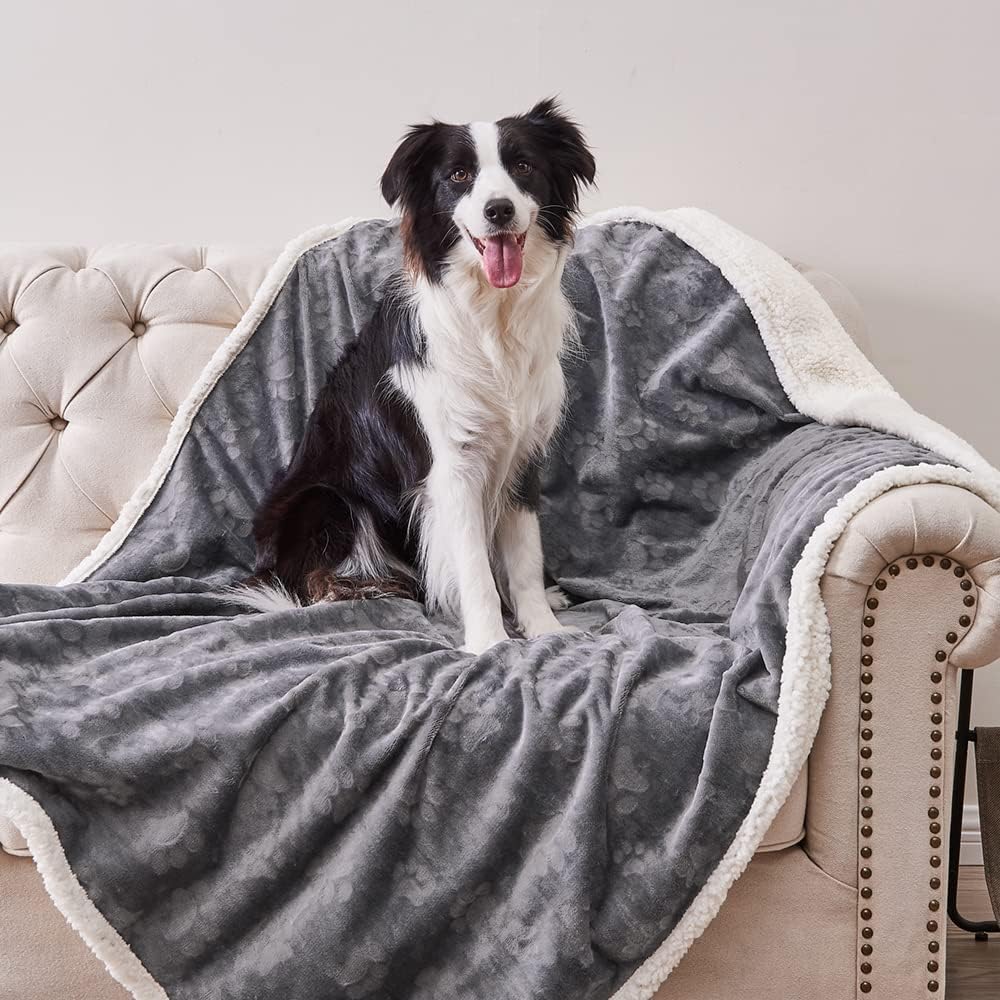 Qeils Waterproof Washable Blanket for Small Dogs
