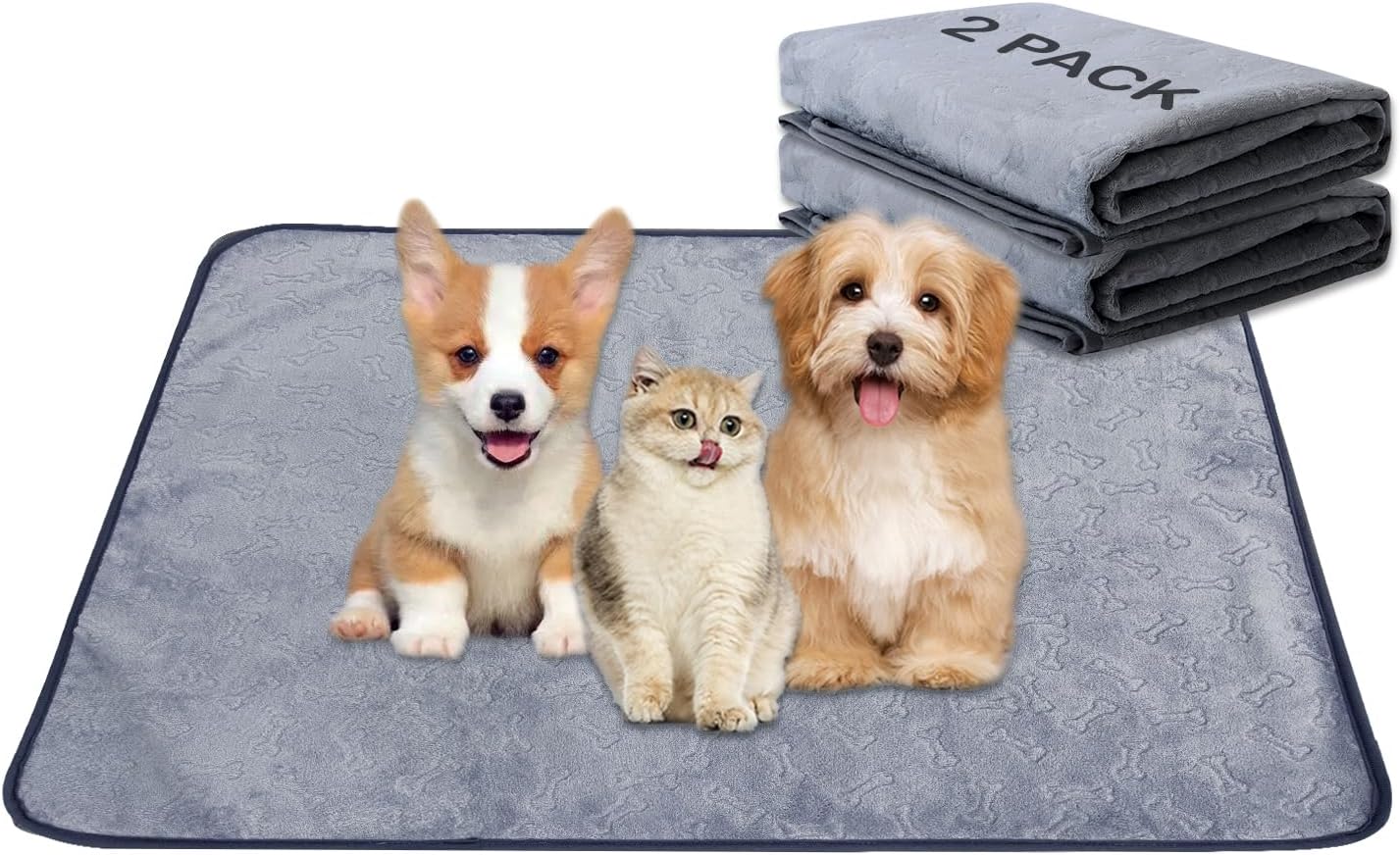 Qeils Non-Slip Washable Dog Urine Pad
