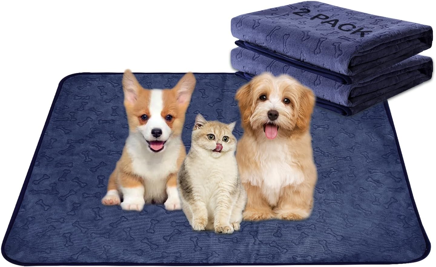 Qeils Non-Slip Washable Dog Urine Pad