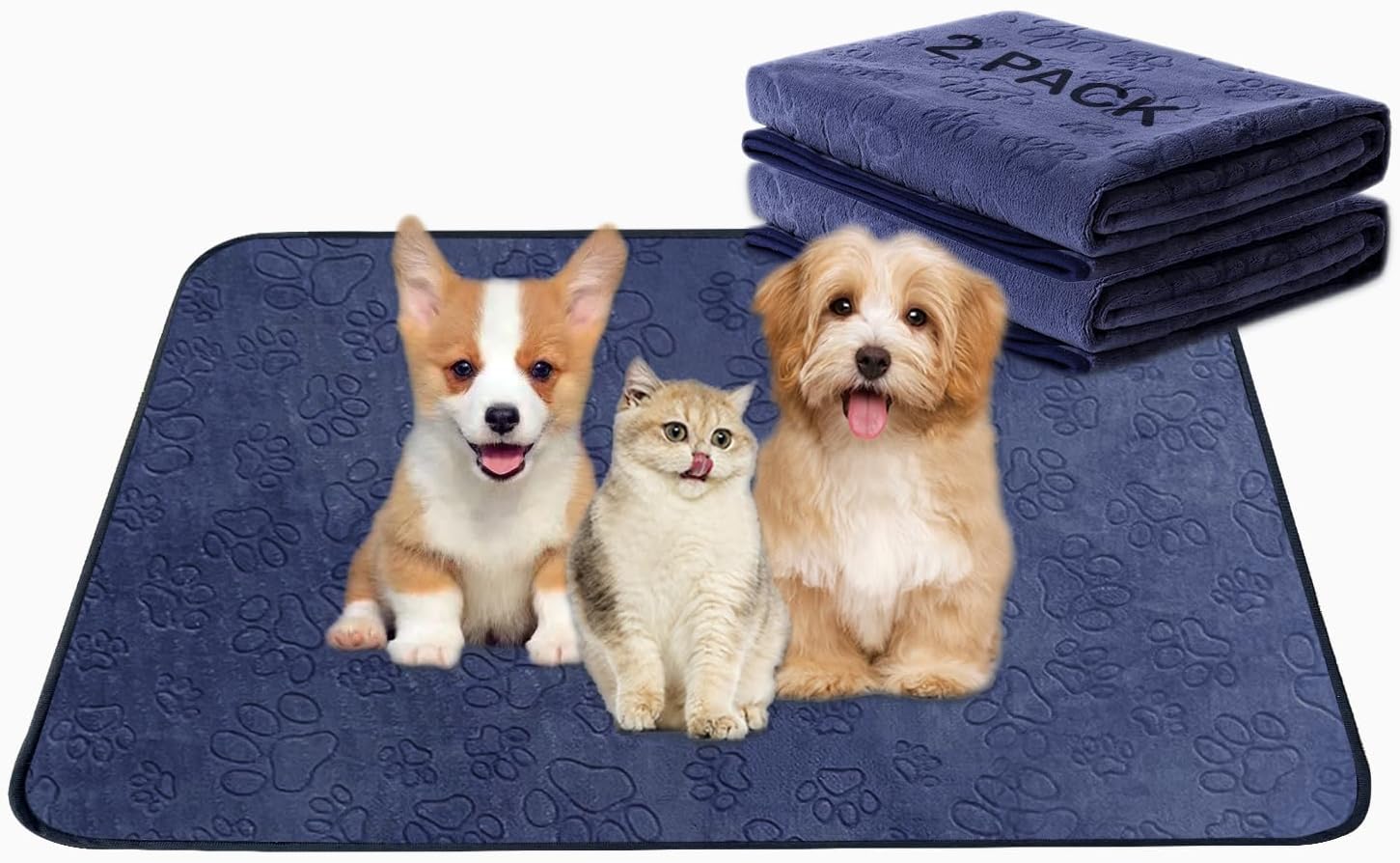 Qeils Non-Slip Washable Dog Urine Pad