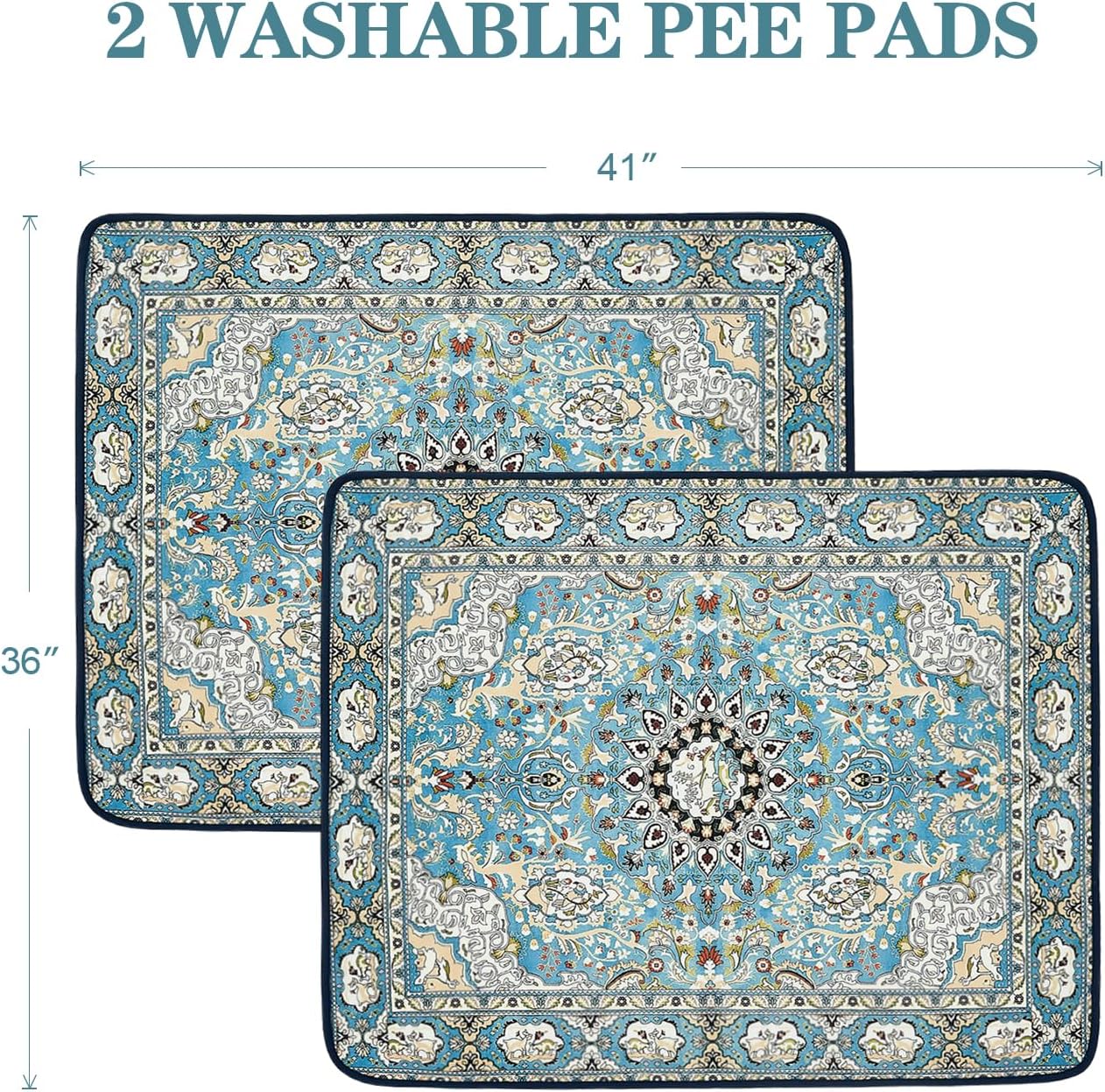 Qeils Super Absorbent and Leak-proof Dog Training Pad
