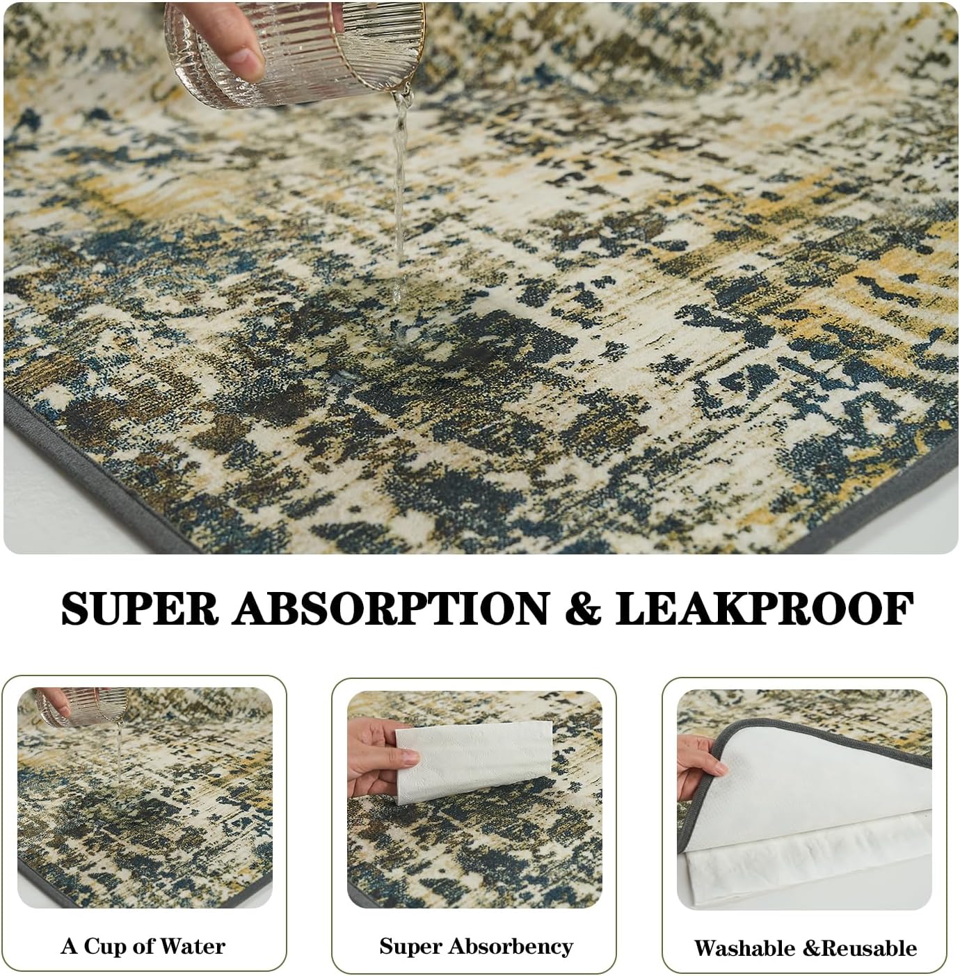 Qeils Super Absorbent and Leak-Proof Dog Training Pad